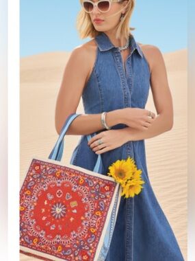 Brighton canvas love bag